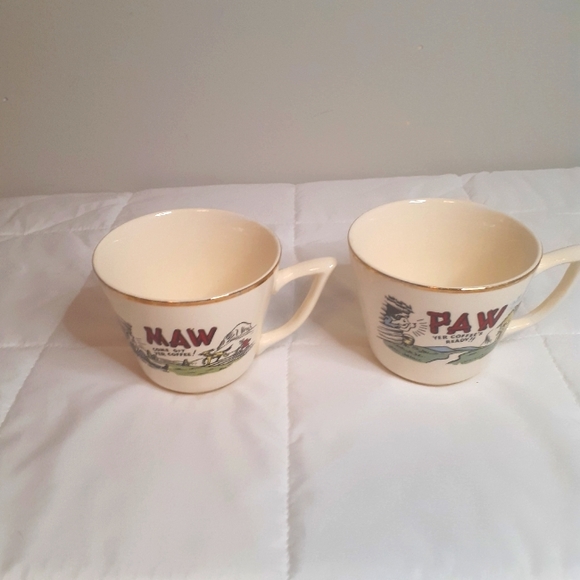 Other - Vintage Paw Maw Hillbilly Coffee Mugs Oversized 14 Oz